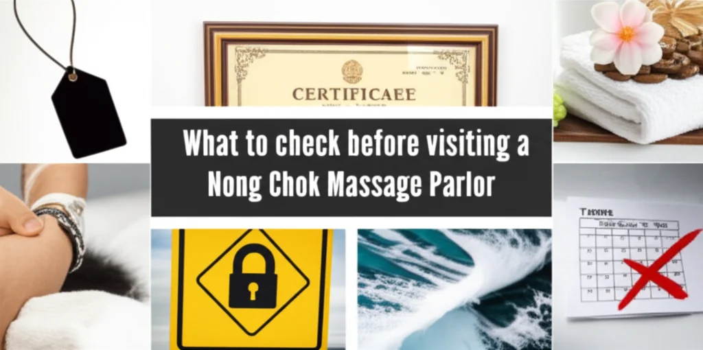 สิ่งที่ควรตรวจสอบก่อนเข้าใช้บริการร้านนวดในหนองจอก — ราคา ใบอนุญาต สุขอนามัย ความปลอดภัย และนโยบายการยกเลิก