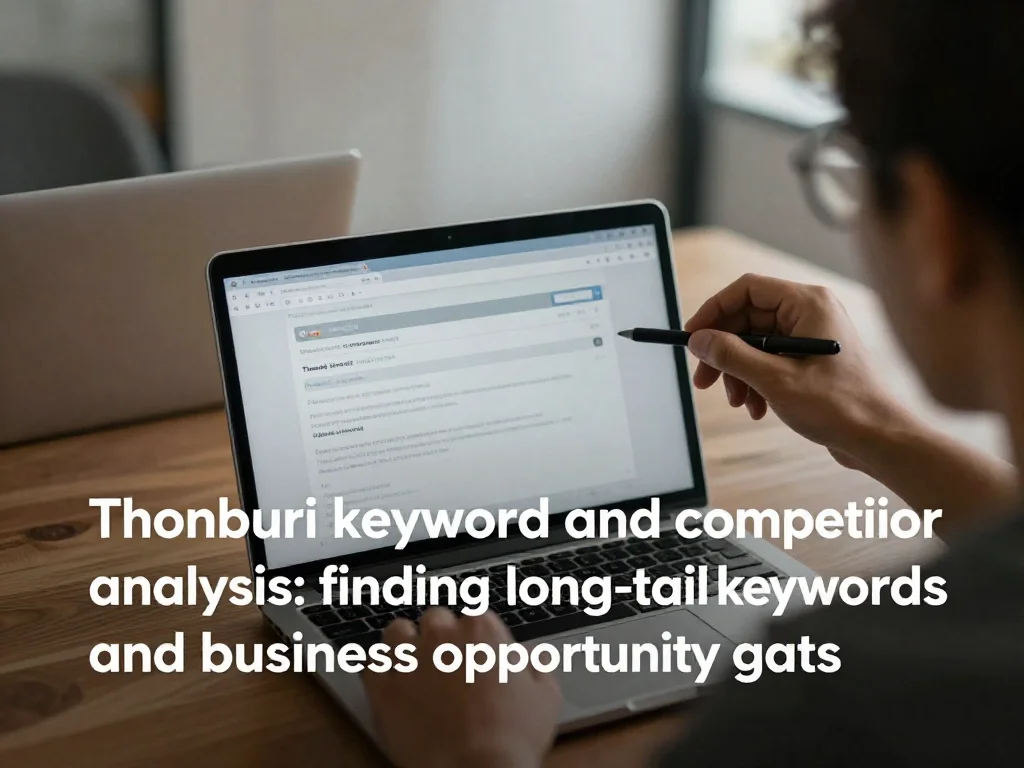 การวิเคราะห์คีย์เวิร์ดและคู่แข่งในเขตธนบุรี: วิธีหา Long-tail Keywords และช่องว่างโอกาสธุรกิจ