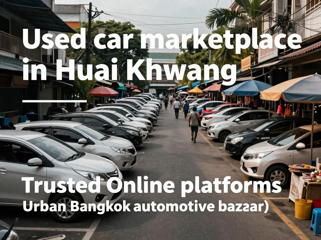 แหล่งขายรถมือสองในห้วยขวาง: โชว์รูม, เต็นท์รถ, ตลาดนัด และแพลตฟอร์มออนไลน์ที่น่าเชื่อถือ