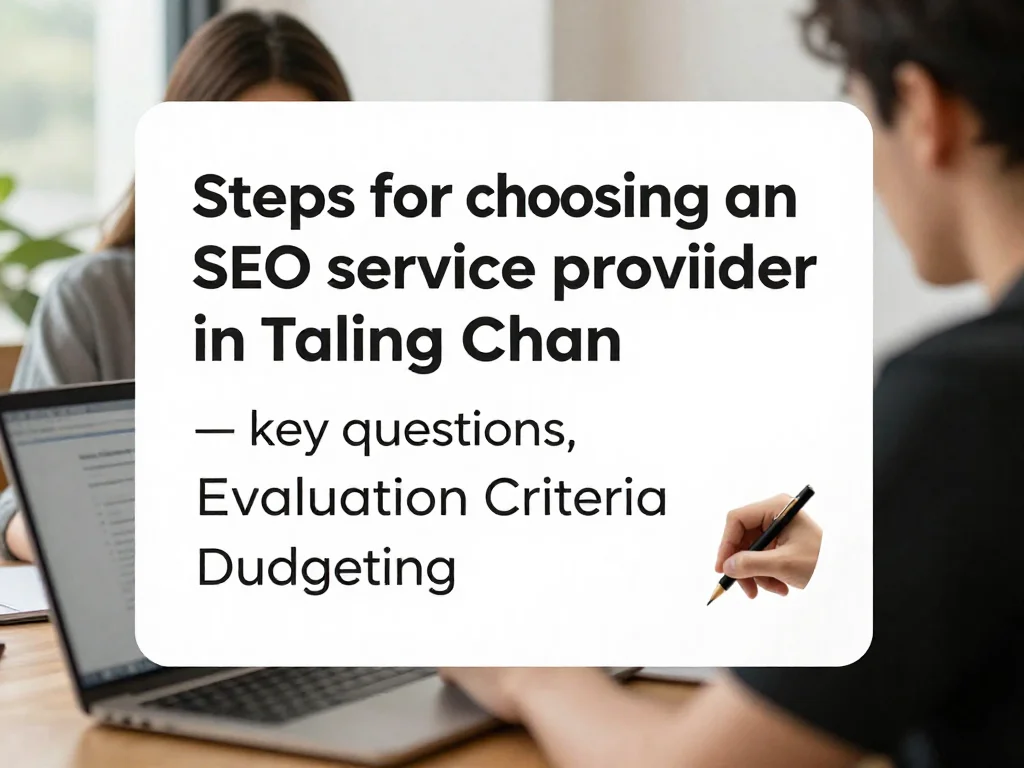 ขั้นตอนการเลือกผู้ให้บริการรับทำ SEO เขตตลิ่งชัน — คำถามสำคัญ, เกณฑ์ประเมิน และการตั้งงบประมาณ