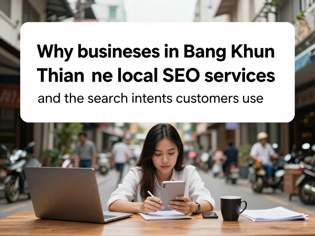 ทำไมธุรกิจในเขตบางขุนเทียนต้องใช้บริการรับทำ SEO ท้องถิ่นและเจตนาค้นหาแบบใดที่ลูกค้าใช้