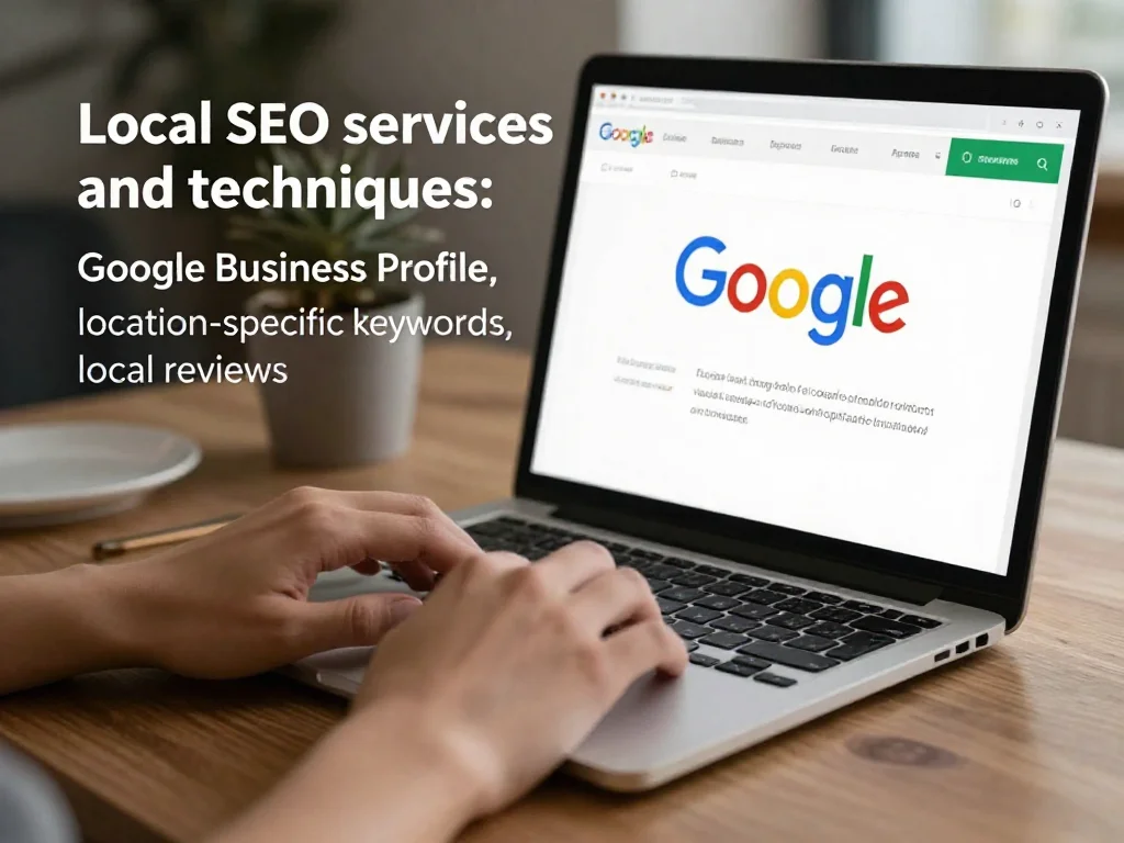 บริการและเทคนิค SEO ท้องถิ่นที่ควรมองหา (เช่น Google Business Profile, คีย์เวิร์ดระบุพื้นที่, รีวิวท้องถิ่น) บริการและเทคนิค SEO ท้องถิ่นที่ควรมองหา (เช่น Google Business Profile, คีย์เวิร์ดระบุพื้นที่, รีวิวท้องถิ่น)