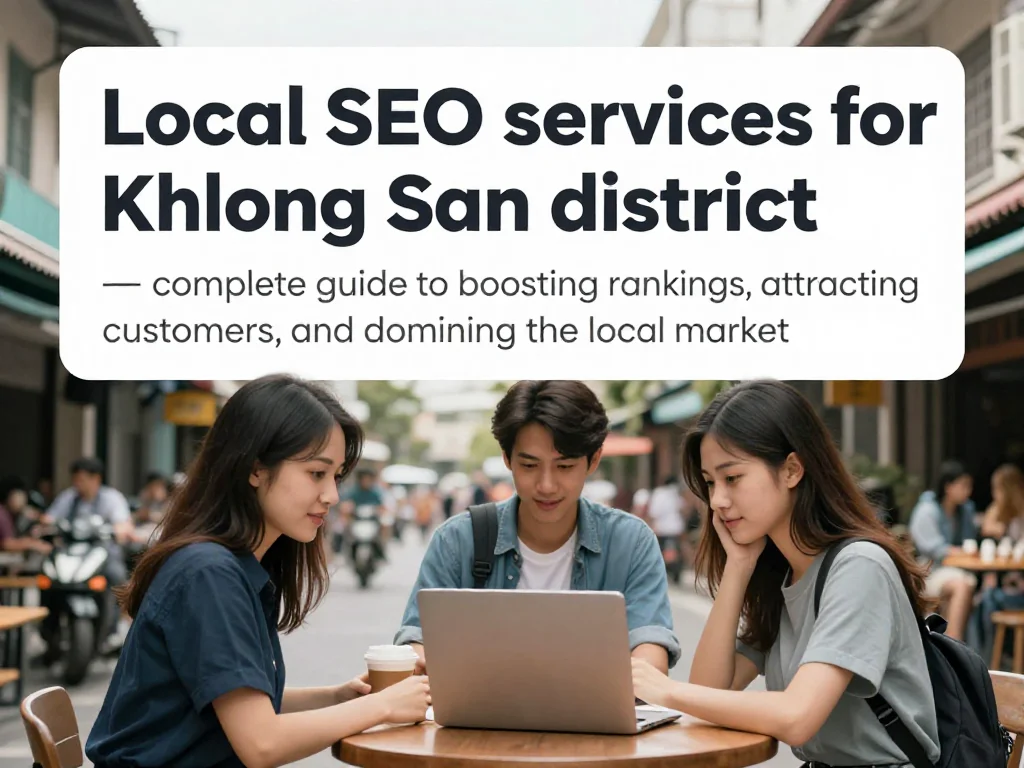 รับทำ SEO เขตคลองสาน: คู่มือครบถ้วนเพื่อเพิ่มอันดับ สร้างลูกค้า และครองตลาดท้องถิ่น