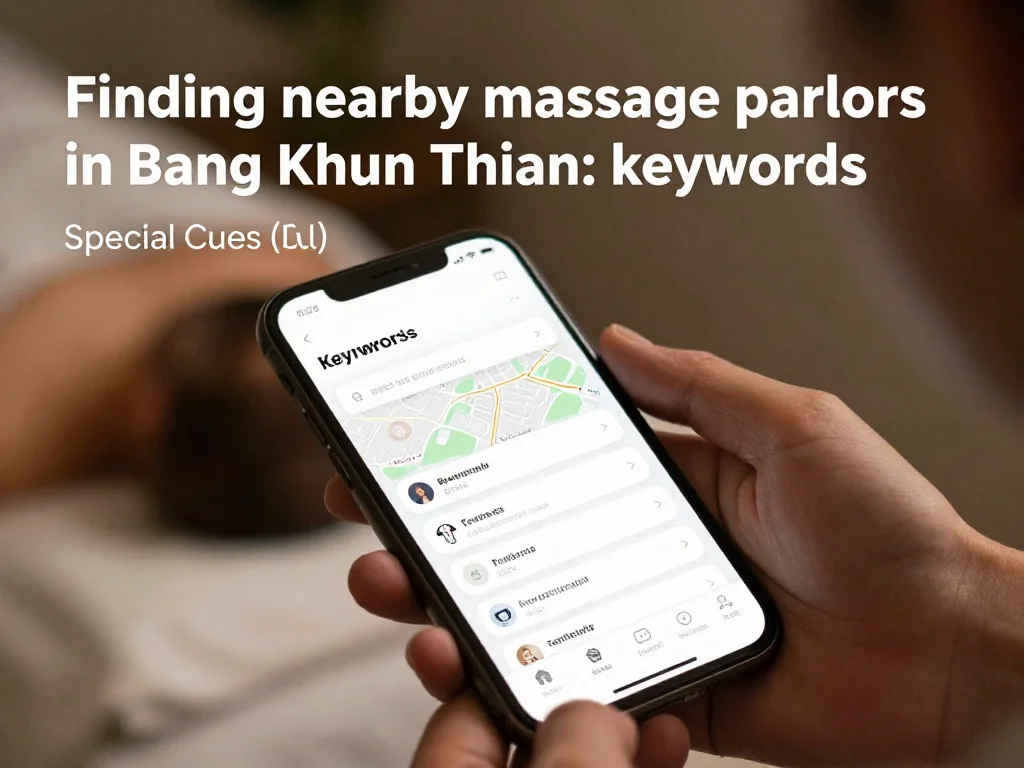 วิธีค้นหาร้านนวดใกล้ฉันในบางขุนเทียน: คีย์เวิร์ด แผนที่ รีวิว และสัญญาณเชิงพื้นที่