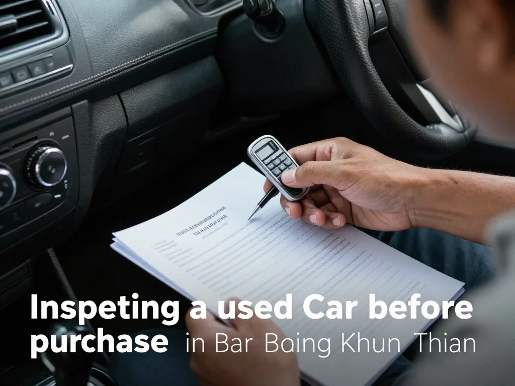 วิธีตรวจเช็ครถมือสองก่อนซื้อในบางขุนเทียน — เช็ครายการสำคัญ เอกสาร ภาษี-พรบ. และการทดสอบขับ