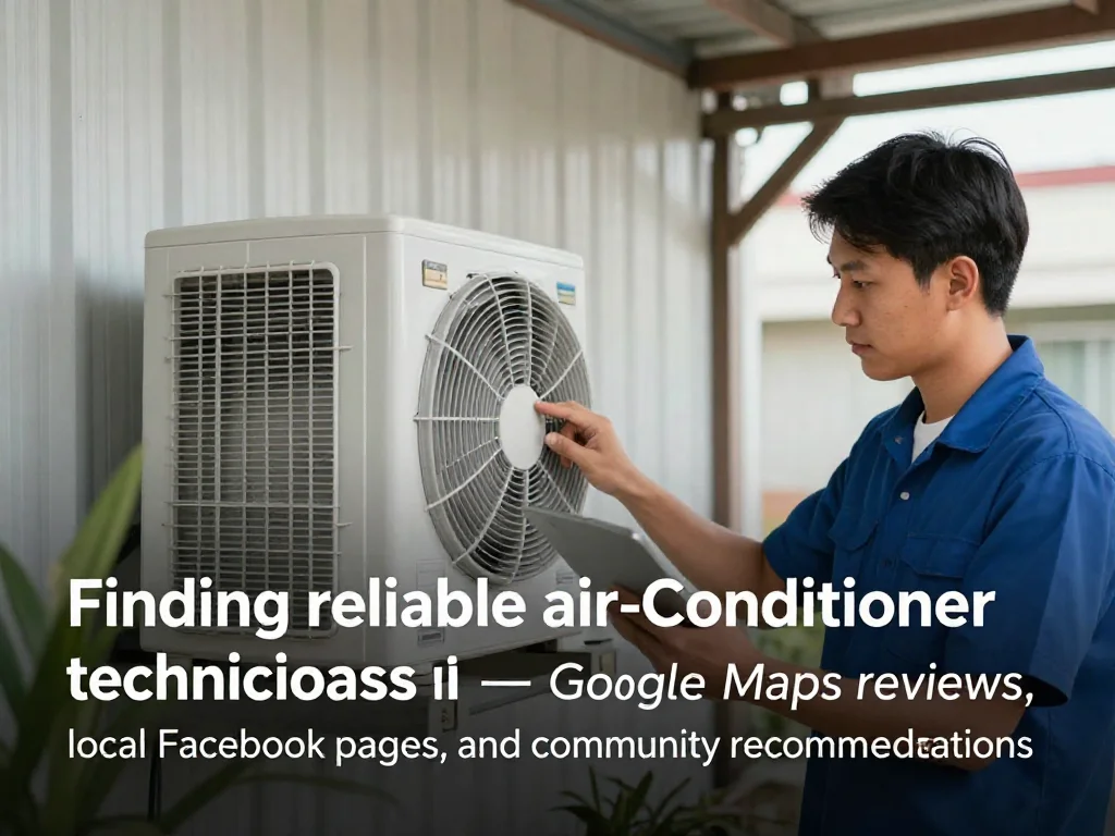 วิธีหาช่างล้างแอร์ในห้วยขวางที่เชื่อถือได้ — รีวิว Google Maps, เพจ Facebook ท้องถิ่น และคำแนะนำจากชุมชน