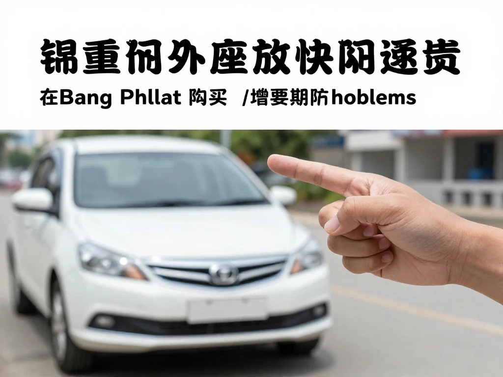 จุดเช็กรถมือสองสำคัญก่อนตัดสินใจซื้อในเขตบางพลัด เพื่อป้องกันปัญหาหลังซื้อ