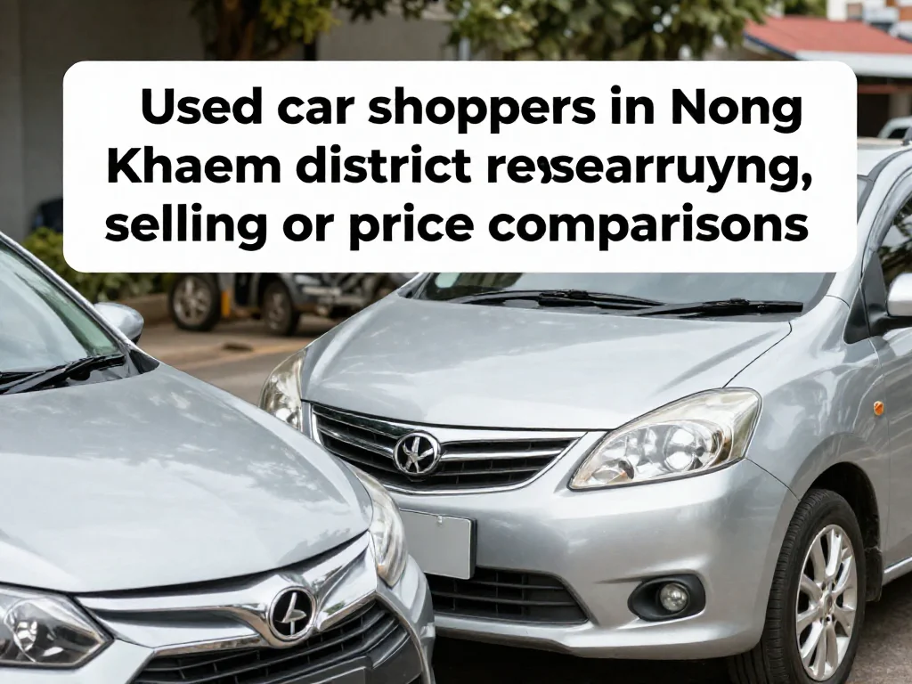 ทำไมคนค้นหา “รถมือสอง เขตหนองแขม” — เจตนา การหาซื้อ ขาย หรือเทียบราคาในพื้นที่