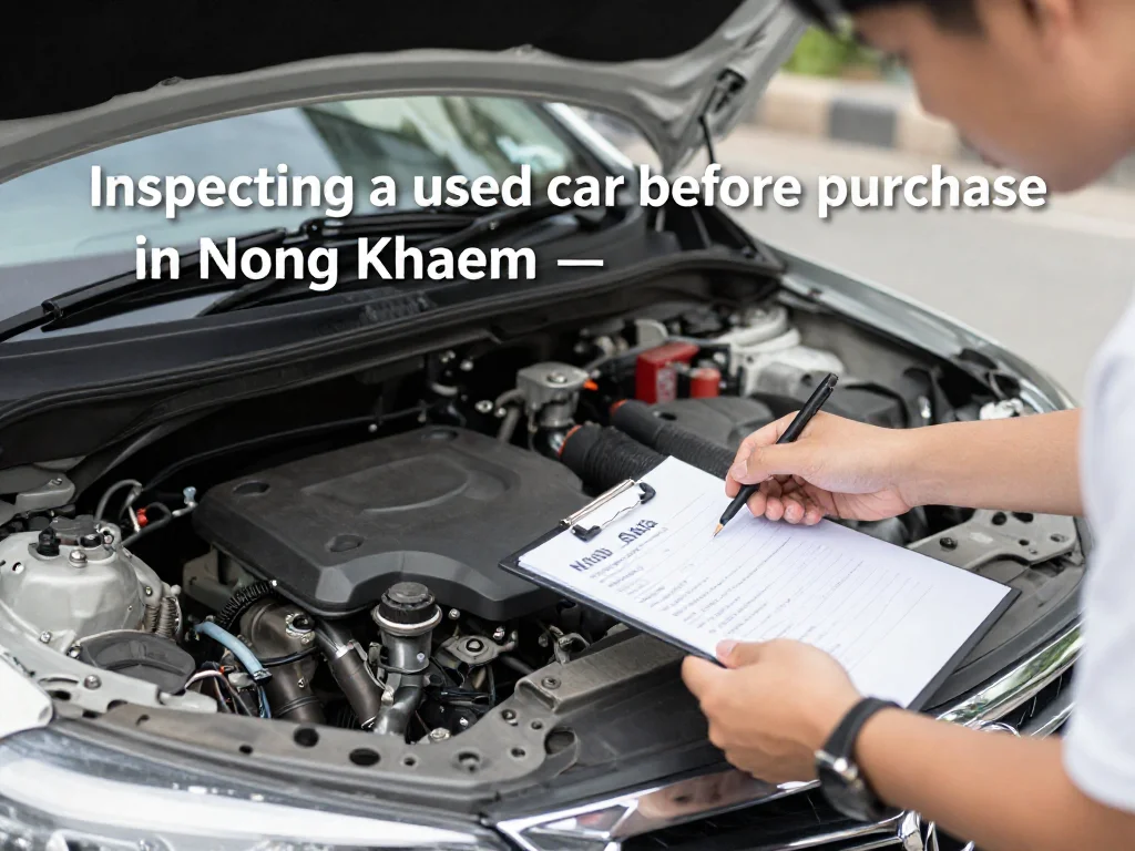 วิธีประเมินสภาพรถมือสองก่อนซื้อในหนองแขม — เช็ครายการสำคัญ วิ่งเครื่อง เบรก และเอกสาร