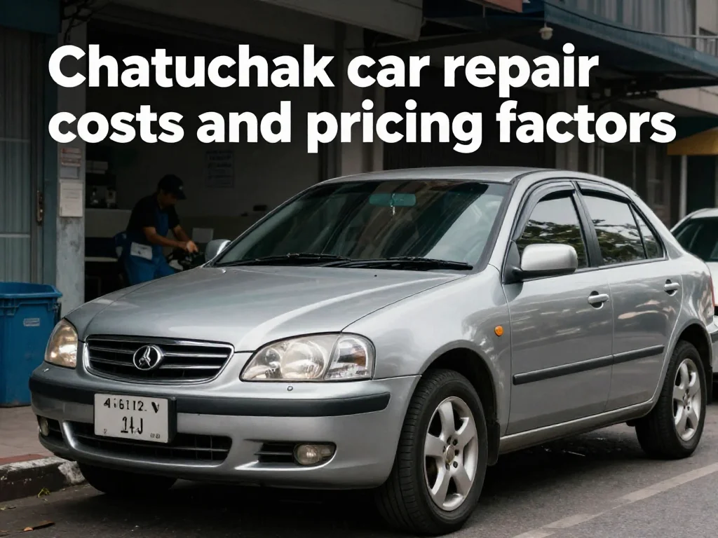 ค่าใช้จ่ายซ่อมรถในเขตจตุจักรคิดอย่างไร พร้อมปัจจัยที่มีผลต่อราคา