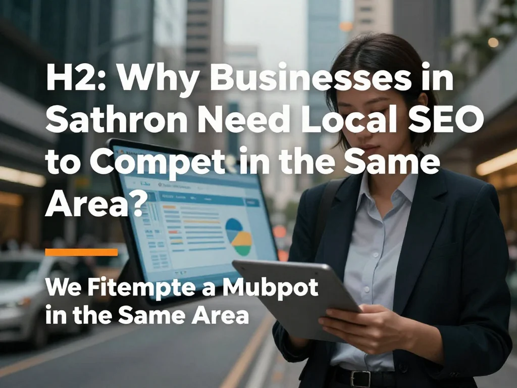 ทำไมธุรกิจในเขตสาทรต้องทำ Local SEO เพื่อแข่งในพื้นที่เดียวกัน