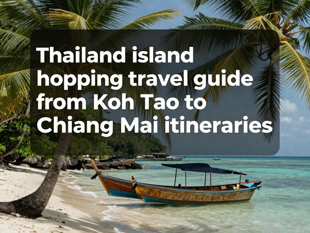 Thailand Island Hopping Guide: Koh Tao to Chiang Mai Itineraries